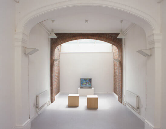 Ben Ravenscroft and Sam Basu, Installation view of Lovely Crinkle Crankle, Camden Art Centre, 2004