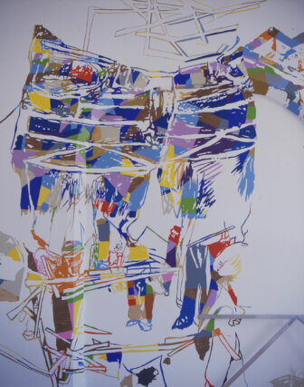 Installation view, Archipeinture: painters build architecture, Camden Art Centre, 2006