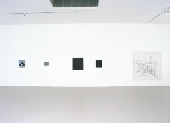 Installation view, Wilhelm Sasnal, Camden Art Centre, 2004