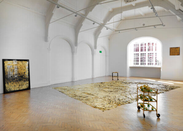Installation view of Shelagh Wakely: A View from a Window, at Camden Art Centre, 2014. Photo: Marcus J Leith