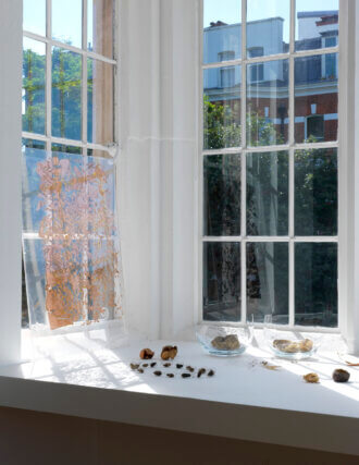 Installation view of Shelagh Wakely: A View from a Window, at Camden Art Centre, 2014. Photo: Marcus J Leith