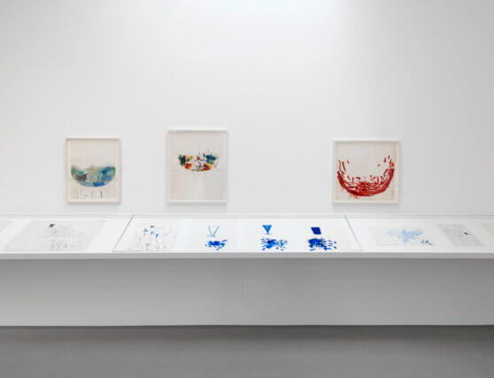 Installation view of Shelagh Wakely: A View from a Window, at Camden Art Centre, 2014. Photo: Marcus J Leith