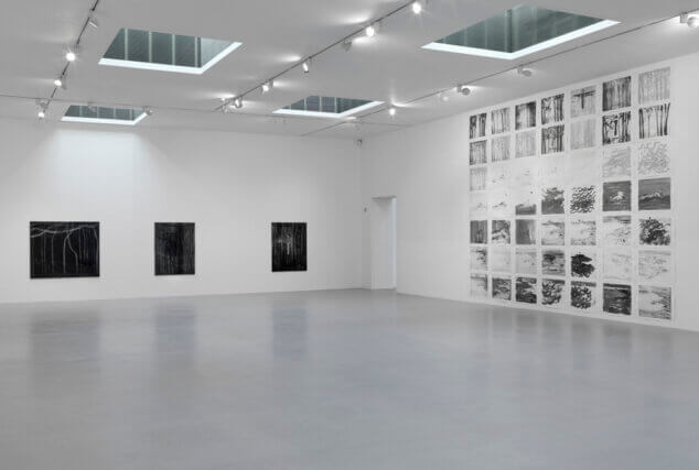 Installation view of Silke Otto-Knapp: Monday or Tuesday at Camden Art Centre, 2014. Photo: Marcus J Leith