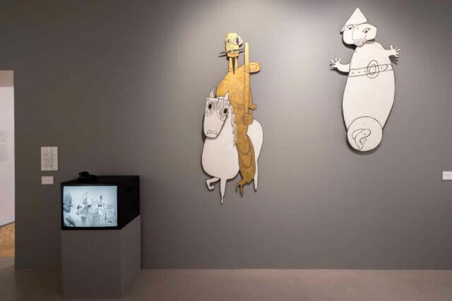 Installation view of Franciszka & Stefan Themerson: Books, Camera, Ubu, Camden Art Centre, 2016. Photo: Valerie Bennett