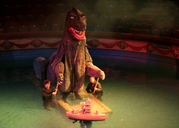 Serena Korda, Aping the Beast on location at Blackpool Tower Circus, 2013