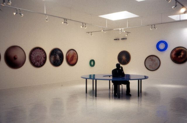 Jean-Luc Vilmouth, installation view of Animal Public, 1995