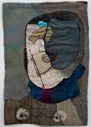 Geta Brătescu, 'Medea's 10 Hypostases (Medeea – 10 ipostaze),' 1980, coloured drawing on textile, Collection of Adam & Mariana Clayton, London, Photo credit: Ștefan Sava