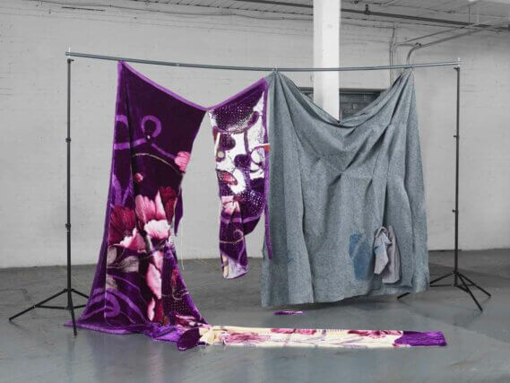Eric Mack, In Definitely Felt, 2016. Courtesy of the artist and Moran Bondaroff, Los Angeles