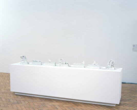 Installation view, The Way We Work Now, Camden Art Centre, 2005