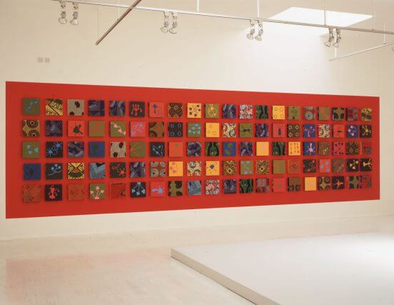 Installation view, 'Yinka Shonibare' at Camden Art Centre, 2000