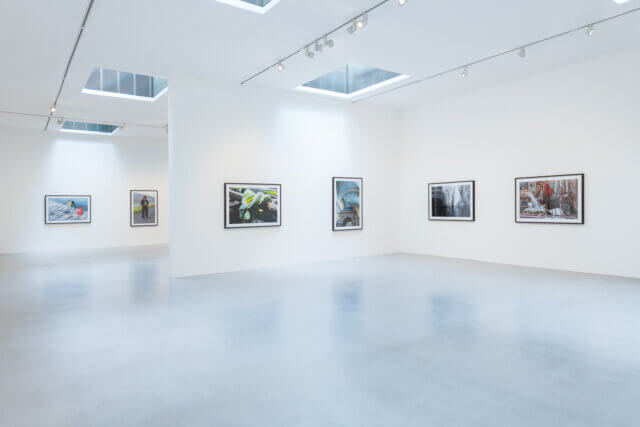 Installation view of Peter Fraser, 'Mathematics,' at Camden Art Centre, 2018. Photo: Damian Griffiths 