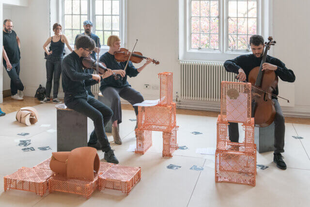 Installation view of Athanasios Argianas: Hollowed Water at Camden Arts Centre, 2020