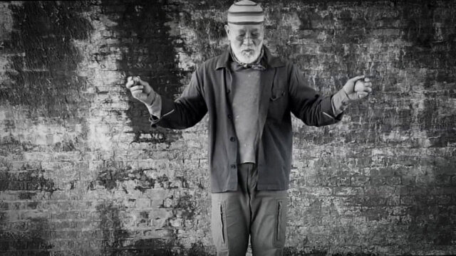 Akio Suzuki performance as part of the Yuko Mohri exhibition 'Voluta,' at Camden Art Centre, 2018. Photo: Mark Blower.