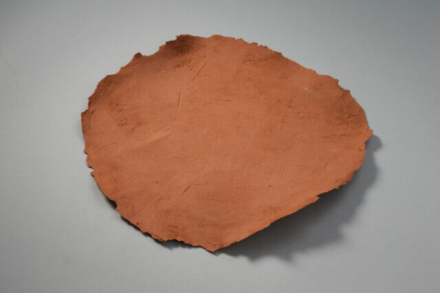Shelagh Wakely, Clay dried on the surface of a slab, 1979ClayCourtesy ROOM Artspace. Photo: Heini Scnheebli