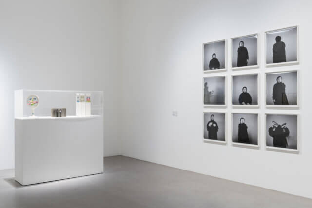 Installation view of Geta Brătescu, 'The Studio: A Tireless,' Ongoing Space at Camden Art Centre, 2017. Photo: Damian Griffiths