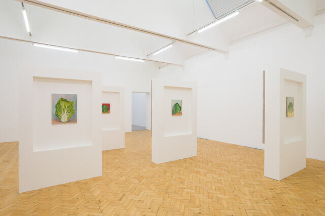 Installation views of Allison Katz, 'Artery' at Camden Art Centre 2022. Photo: Rob Harris