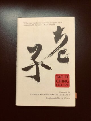 A book with Chinese script on it title Tao Te Ching Lao-Tzu