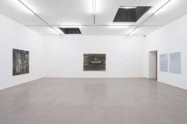 Installation views of Zeinab Saleh, 'Softest place (on earth)' at Camden Art Centre, 2021. Photo: Rob Harris.