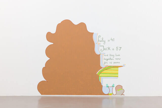 Installation view of Lily van der Stokker, 'Thank you Darling', 2022. Photo: Rob Harris. 