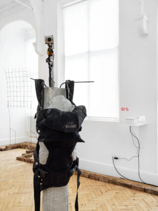 Installation view of Jesse Darling, 'Enclosures' at Camden Art Centre, 2022. Photo: Eva Herzog 