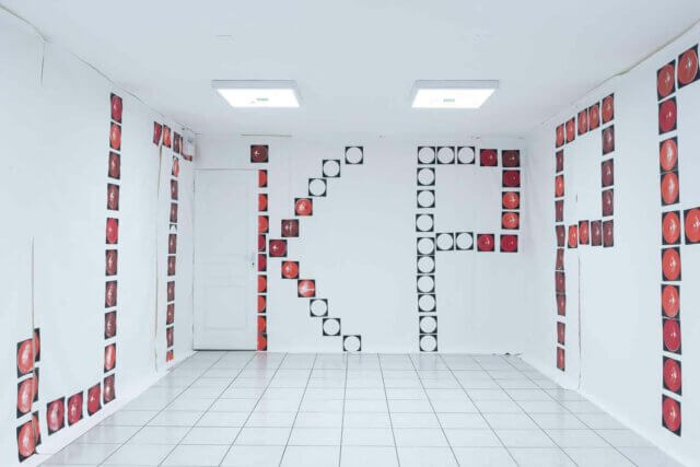 Camilla Wills, In light of, 2018. Installation view une, une, une, Perpignan 
