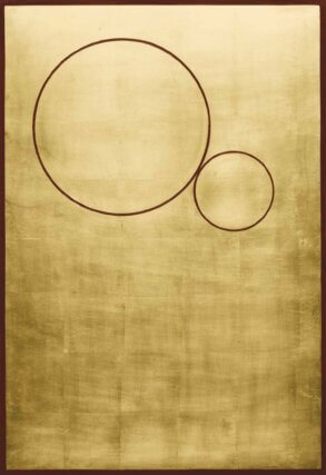 Christodoulos
Panayiotou, Untitled, 2016. Tempera and gold on wood panel. Installation view, Rodeo Gallery
Photo: Lewis Ronald Courtesy Private Collection