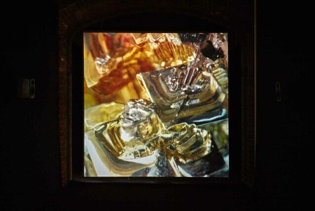 Athanasios Argianas, A Gesture, 24 Times (Hollowed Water) 2020 Film Still Digital video, 3 minutes (loops) Courtesy the artist. Photo: Luke Walker