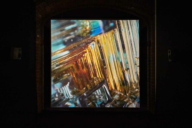 Athanasios Argianas, A Gesture, 24 Times (Hollowed Water) 2020 Film Still Digital video, 3 minutes (loops) Courtesy the artist. Photo:Luke Walker