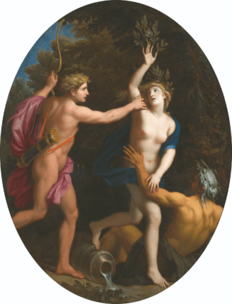 1 René-Antoine Houasse, Apollo and Daphne, 1677. Oil on canvas. Public domain