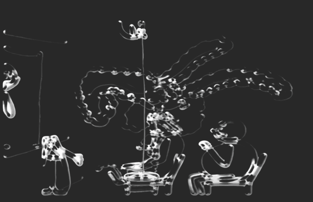 5 Steve Reinke and James Richards, When We Were Monsters (stills), 2020. Digital video with sound. Courtesy the artists and Cabinet, London, Galerie Isabella Bortolozzi, Berlin, and Rodeo, London / Piraeus.
