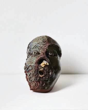Phoebe Collings-James, Serpentine (snake, mineral, lake), 2021. 18.5 x 12.5 x 19cm . Photo: Luke Walker