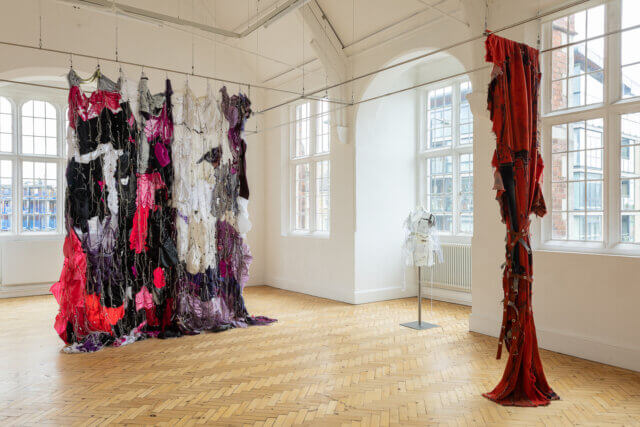 Installation view of Tenant of Culture, 'Soft Acid' at Camden Art Centre, 2022. Photo: Rob Harris.