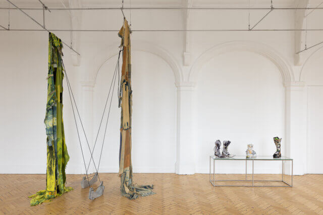 Installation view of Tenant of Culture, 'Soft Acid' at Camden Art Centre, 2022. Photo: Rob Harris.