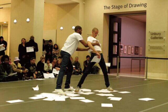 Jimmy Robert and Ian White, 6 things we couldn’t do, but can do now, Tate Britain, London, November 2004. Courtesy of the Estate of Ian White.