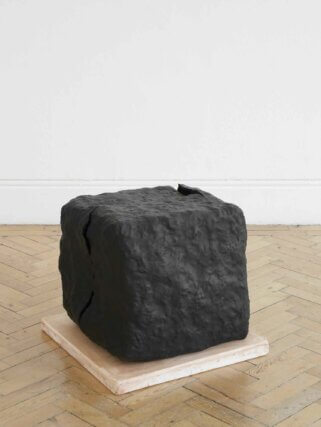 Katie Cuddon,  M 2011. Painted ceramic and plaster. Courtesy the artist and Camden Art Centre, London. © the artist