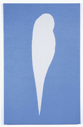 Daan van Golden, Studie H.M. 2002.
Oil on canvas, 50 ✕ 50 cm. © the artist, courtesy Galerie Micheline Szwajcer, Antwerp and Green Naftali Gallery, New York 
