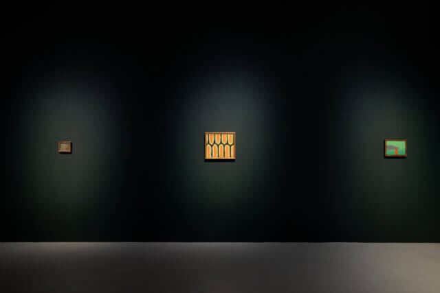 Installation view of Forrest Bess, 'Out of the Blue' at Camden Art Centre, 2022. Photo: Luke Walker