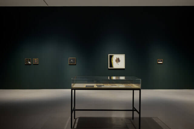 Installation view of Forrest Bess, 'Out of the Blue' at Camden Art Centre, 2022. Photo: Luke Walker