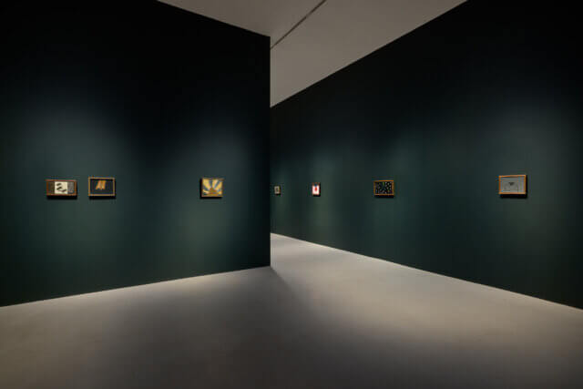 Installation view of Forrest Bess, 'Out of the Blue' at Camden Art Centre, 2022. Photo: Luke Walker