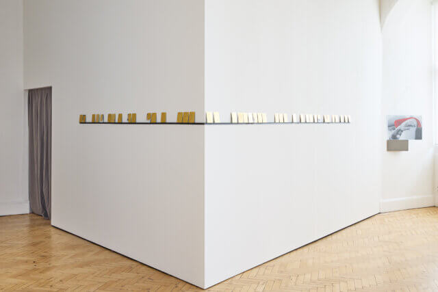 Installation view of Dani and Sheilah ReStack, 'Cuts in the Day' at Camden Art Centre, 2022. Photo: Luke Walker