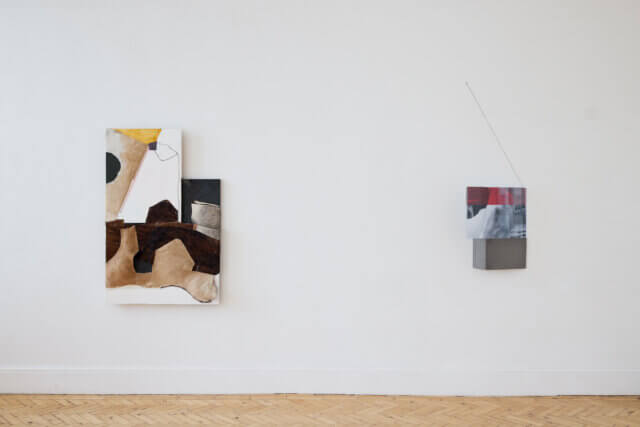 Installation view of Dani and Sheilah ReStack, 'Cuts in the Day' at Camden Art Centre, 2022. Photo: Luke Walker
