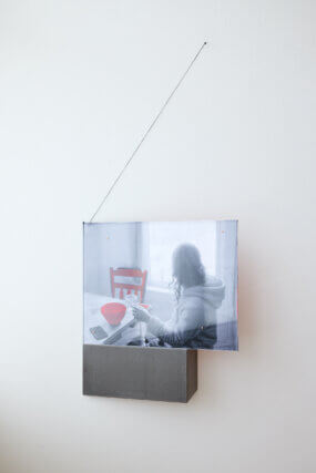 Installation view of Dani and Sheilah ReStack, 'Cuts in the Day' at Camden Art Centre, 2022. Photo: Luke Walker