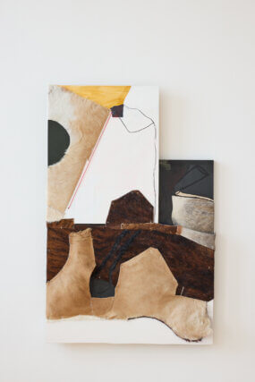 Installation view of Dani and Sheilah ReStack, 'Cuts in the Day' at Camden Art Centre, 2022. Photo: Luke Walker