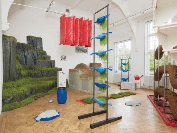 Rachael Champion, The Ornithopter Garden 2012 
Installation view. Camden Art Centre. Photo: Andy Keate