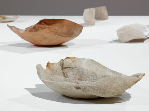 Installation view, ‘Eva Hesse: Studiowork’ at Camden Art Centre. © The Estate of Eva Hesse. Courtesy Hauser & Wirth.