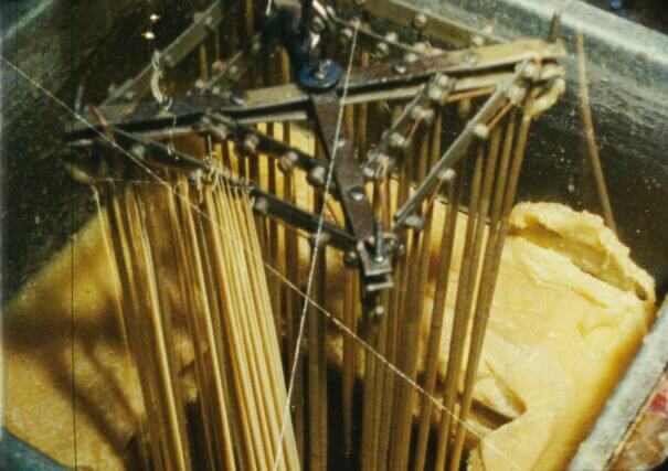 João Maria Gusmão + Pedro Paiva. Spaghetti Tornado, 2010 / 16mm film still, colour, no sound / 2'47".