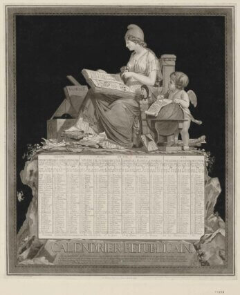 French Republican Calendar, 1794 / drawn by Philibert-Louis Debucourt.