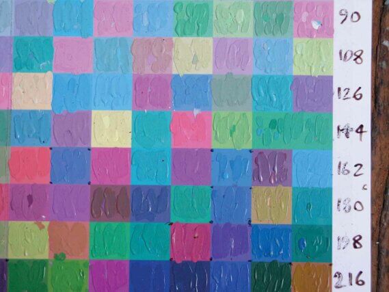 Dan Hays, Colour swatch for Late Snow 2011, oil on canvas © Dan Hays