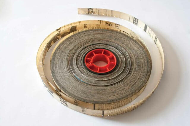 Guy Sherwin, Reel of 16mm newspaper-film used in Newsprint 1972/2012 © the artist