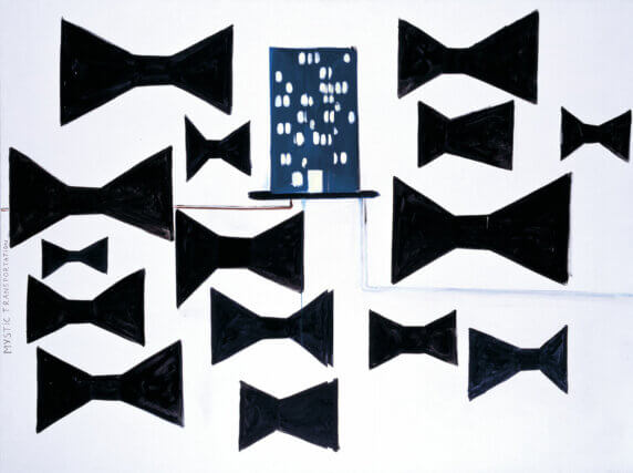 René Daniëls, Mystic Transportation 1987. Oil on canvas. 150 ✕ 200 cm. Tate